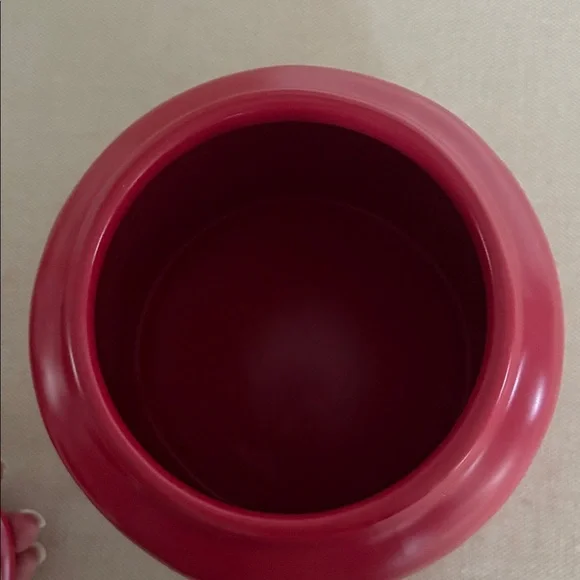 Awesome Rae Dunn Red “Candy Cane” Artisan Jar (large) - Picture 5 of 6